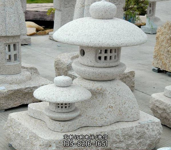 庭院大理石石雕古代石灯雕塑（3）