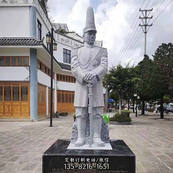 校园民族英雄石雕纪念人物雕塑（3）