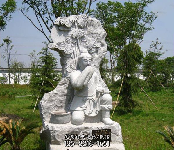  广场花岗岩雕刻二十四孝人物雕像（2）