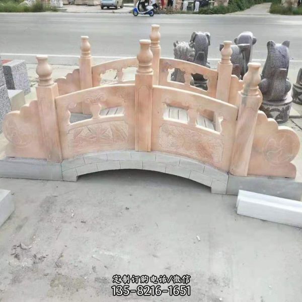 公园小区石雕圆桌别墅庭院装饰雕刻栏杆栏板摆件雕塑（3）