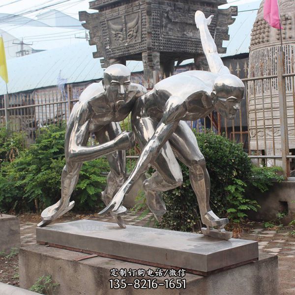 体育主题校园不锈钢运动人物雕塑 （1）