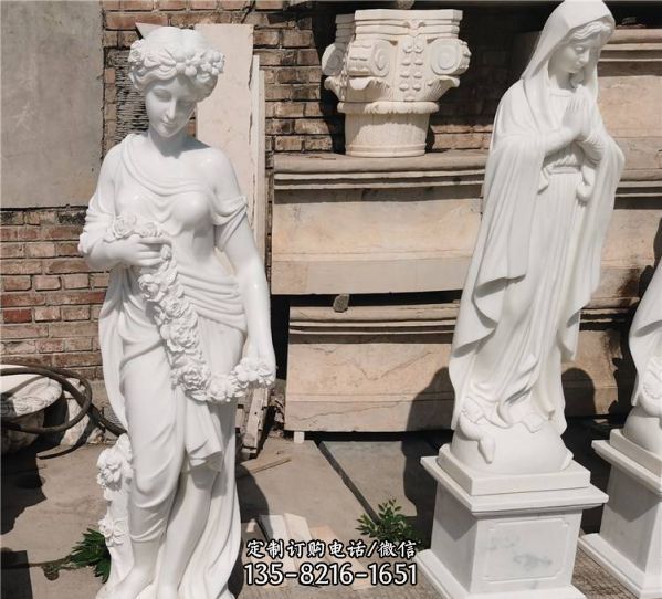  欧式人物大理石四季女神雕塑（4）