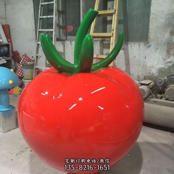 玻璃钢蔬菜西红柿雕塑