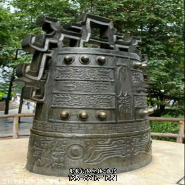 公园景观商业街摆件编钟雕塑 寺庙纯铜编钟挂件（2）
