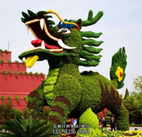 城市广场摆放动植物仿真绿雕工艺景观雕塑 （2）