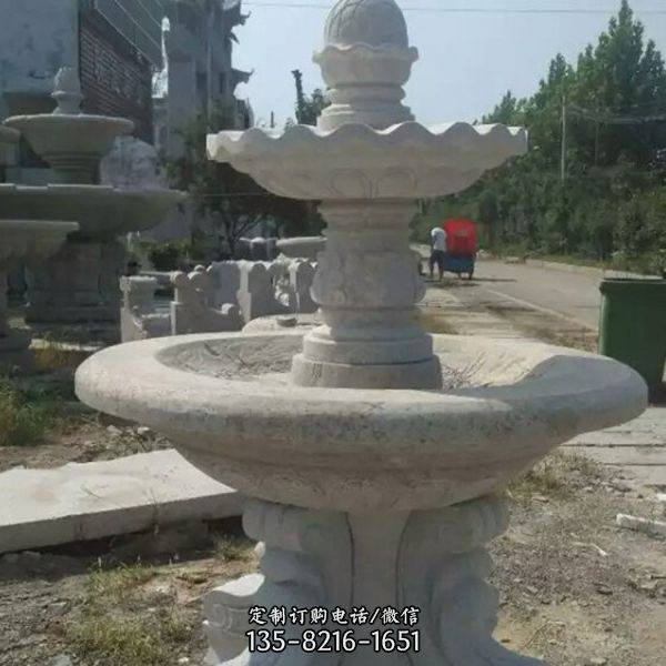 大型户外景观大理石石雕喷泉雕塑（3）