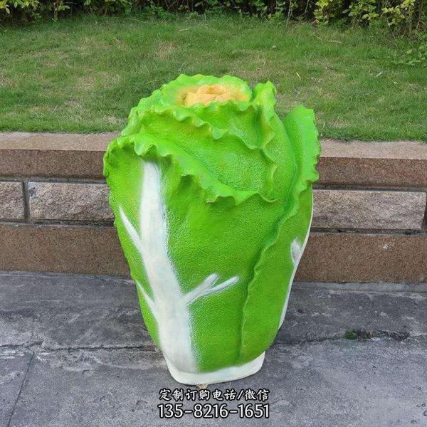 公园玻璃钢仿真植物蔬菜雕塑