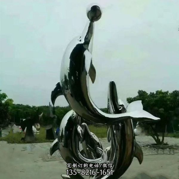 不锈钢创意动物园林景观雕塑（3）