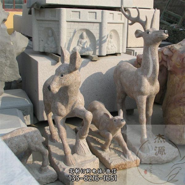 公园景区大理石石雕园林动物景观雕塑（1）