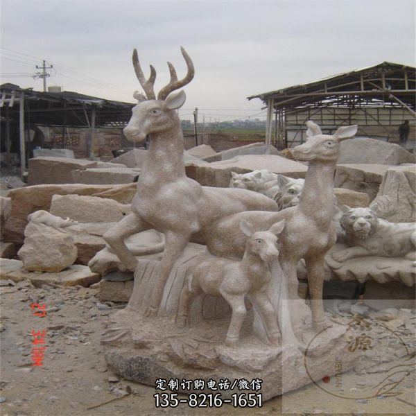 公园景区大理石石雕园林动物景观雕塑（4）