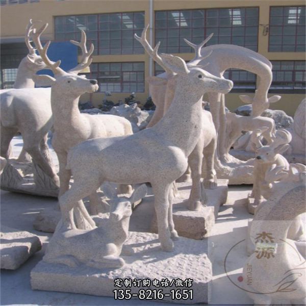 公园景区大理石石雕园林动物景观雕塑（3）