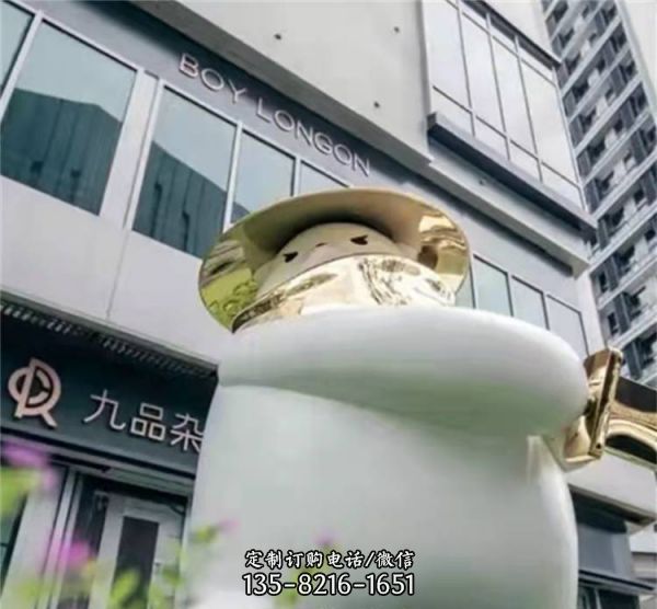 卡通大侠商场游乐园人物公仔摆件 玻璃钢功夫熊猫雕塑 （3）