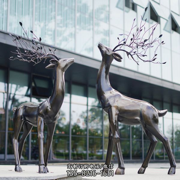 玻璃钢彩绘动物园林景观雕塑（3）