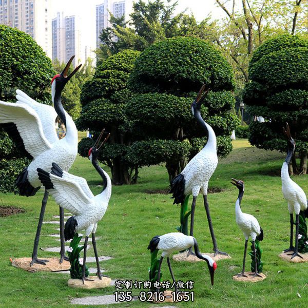 玻璃钢彩绘动物园林景观雕塑（2）