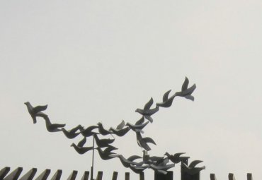 飞翔的梦想——不锈钢创意雕塑
