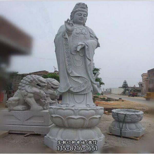 寺院景区摆放大理石人物雕塑（4）