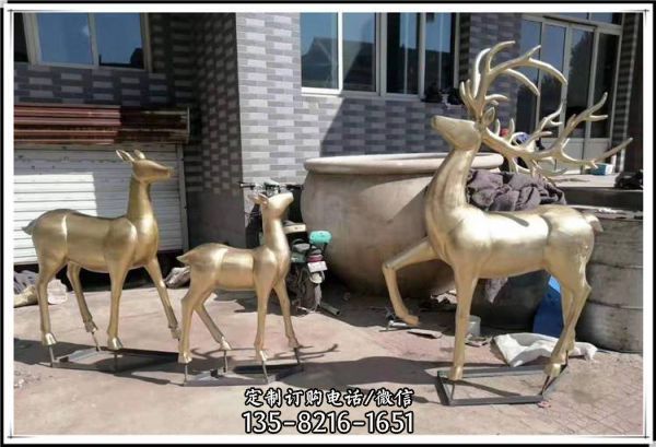 景区广场摆放铸铜动物景观雕塑小品（2）