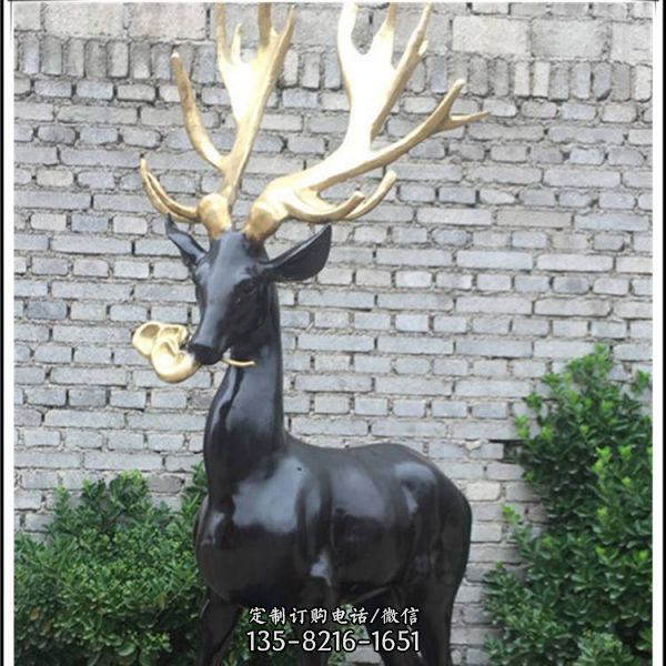景区广场摆放铸铜动物景观雕塑小品（3）