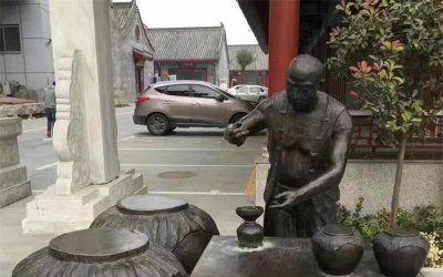 古镇礼赞——铸铜民俗人物雕像