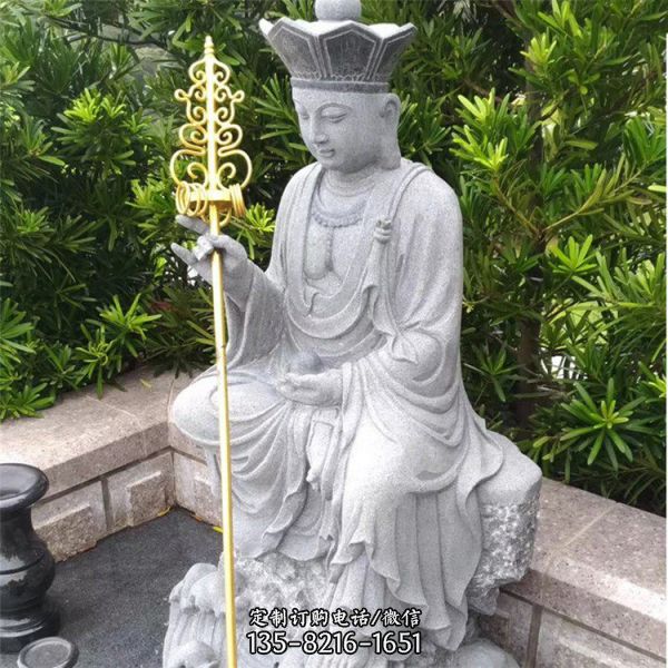 景区寺庙大型石雕地藏王雕塑（1）