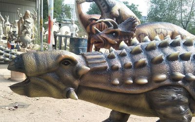 恐龙雕塑：传达了文明可持续发展的理念