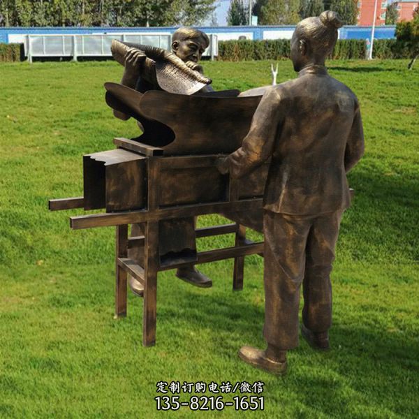 农耕系列人物雕塑农民劳动雕塑摆件 乡土风情系列雕塑（5）