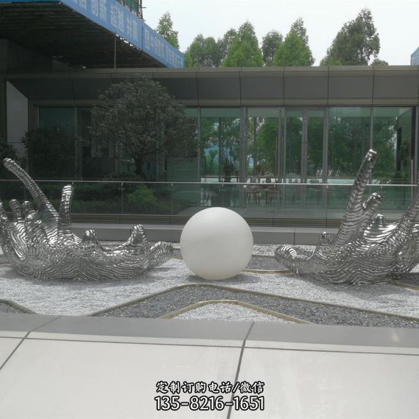 城市不锈钢雕塑生产厂家户外景观抽象景观抽象雕塑（1）