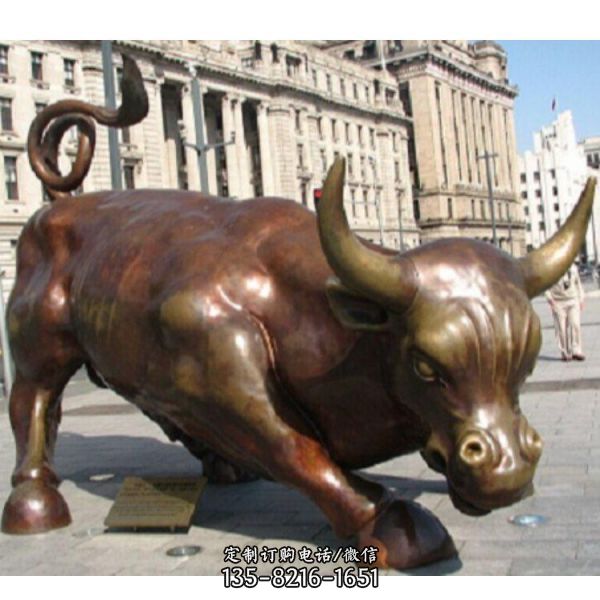 纯铜牛摆件招财铸铜牛户外大型奋进牛雕塑（2）