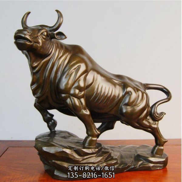 纯铜牛摆件招财铸铜牛户外大型奋进牛雕塑（3）
