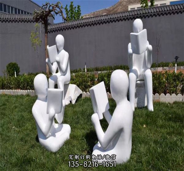 玻璃钢抽象雕塑 户外跑步运动人物雕塑 （2）