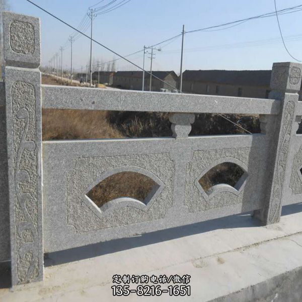 河道拱桥装饰大理石雕刻防护栏杆（2）