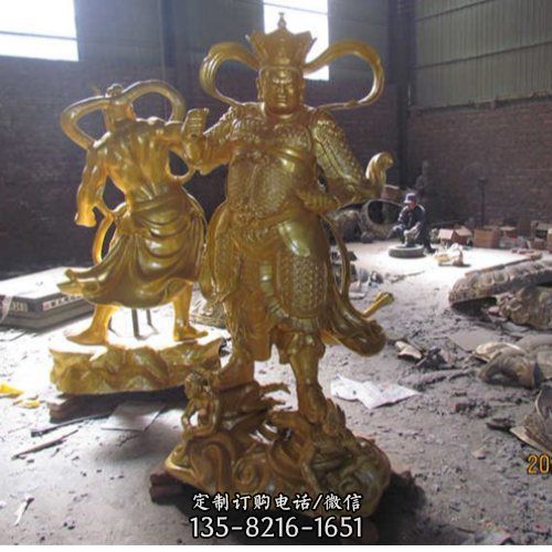 铜雕寺庙大型四大天王雕塑（3）