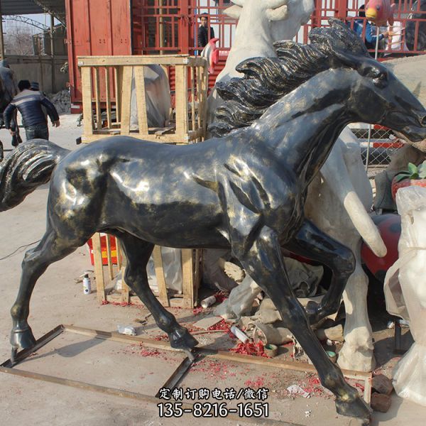 景观动物摆件 户外大型仿真马雕塑（5）