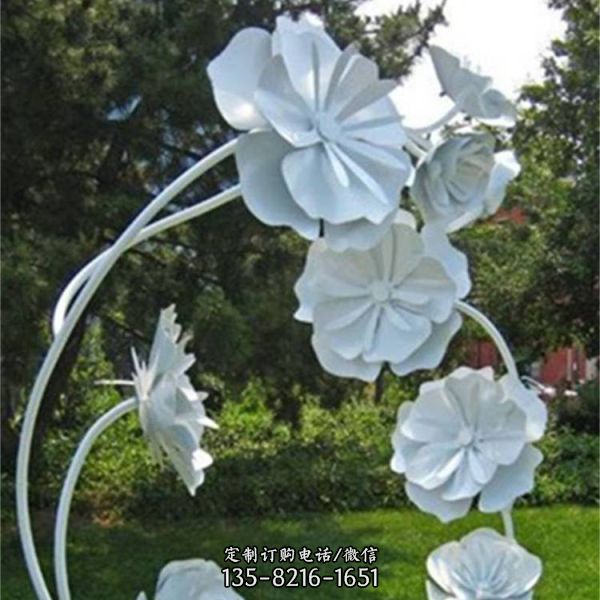 不锈钢喷漆向日葵雕塑园林摆件 （5）