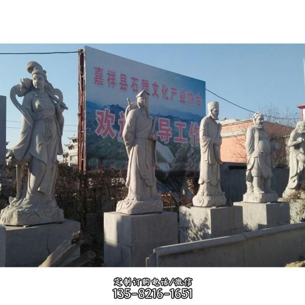 景区摆放大理石雕刻传统神话人物雕塑（2）