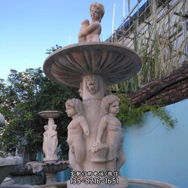 太阳能流水室外园林景观 大型喷水池水景雕塑（3）