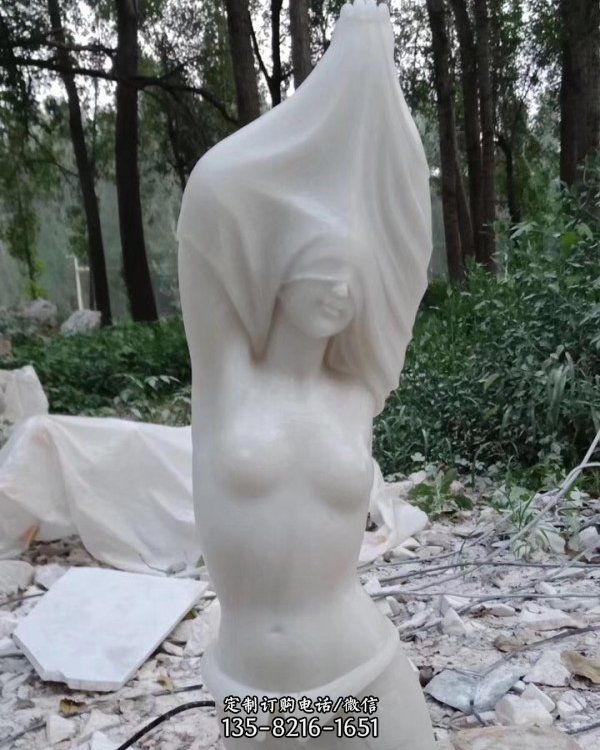 西方人裸体女神雕塑汉白玉石雕人物雕塑（3）