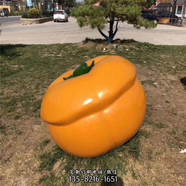 仿真水果大型柿子雕塑
