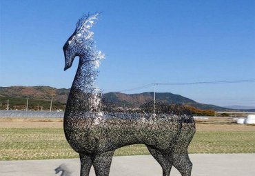 景观鹿·不锈钢外景雕塑