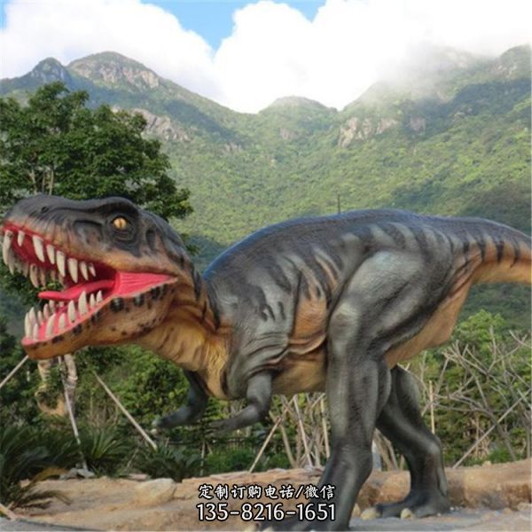景区游乐场大型玻璃钢仿真动物侏罗纪恐龙
