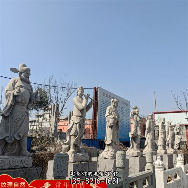 广场景观青石龙柱 庭院喷水泉景 园林石雕文化雕塑（3）