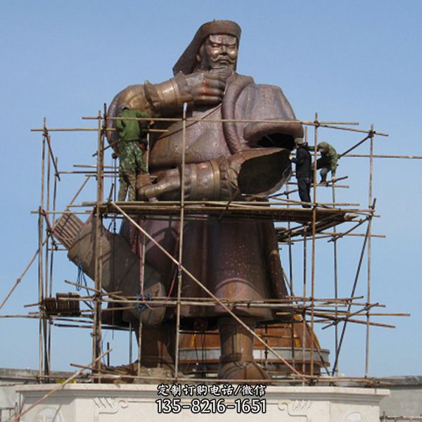 大型城市铜雕户外园林人物雕塑（3）
