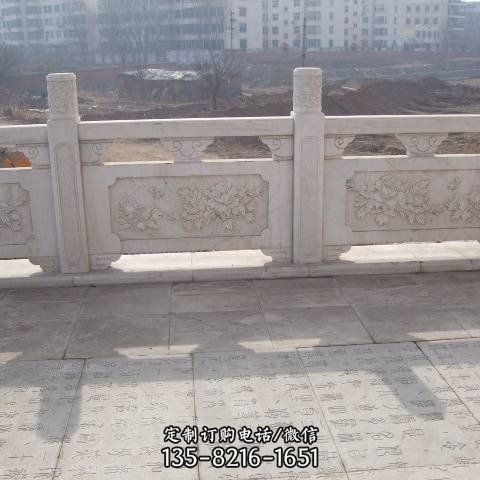 景区护城河汉白玉防护石栏杆（1）