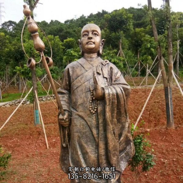 铜雕户外园林地藏王雕塑