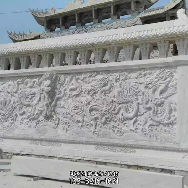 广场古建筑大理石浮雕壁画 民族传统雕刻 （3）
