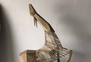 鹿饮清泉——不锈钢园林景观雕塑