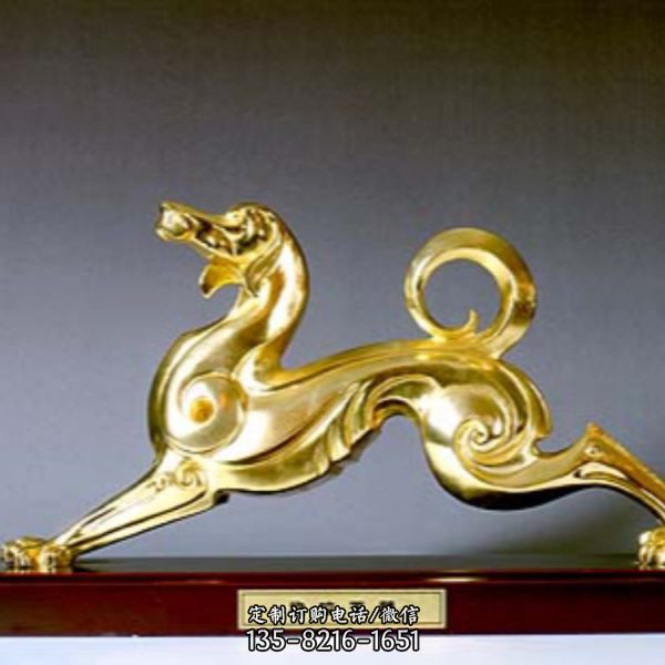 公司室内装饰纯铜抽象十二生肖动物雕塑摆件（3）