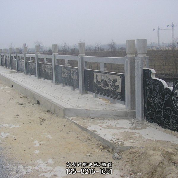 园林石桥大理石围栏栏杆工艺品（1）