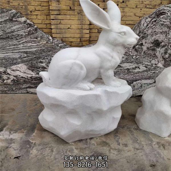 石雕户外园林创意动物雕塑