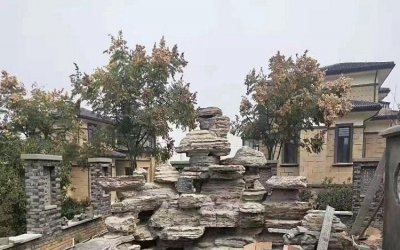自然奇观——千层石假山雕塑